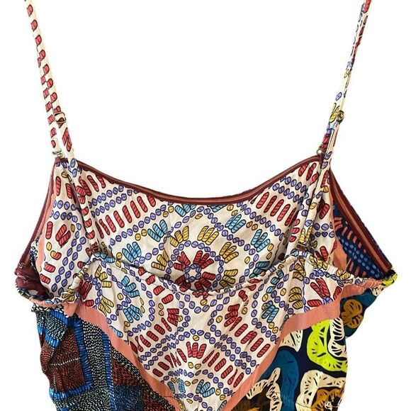 Anthropologie Conditions Apply Sz L NWT Blue Chloe Maxi Slip Dress - Picture 5 of 15